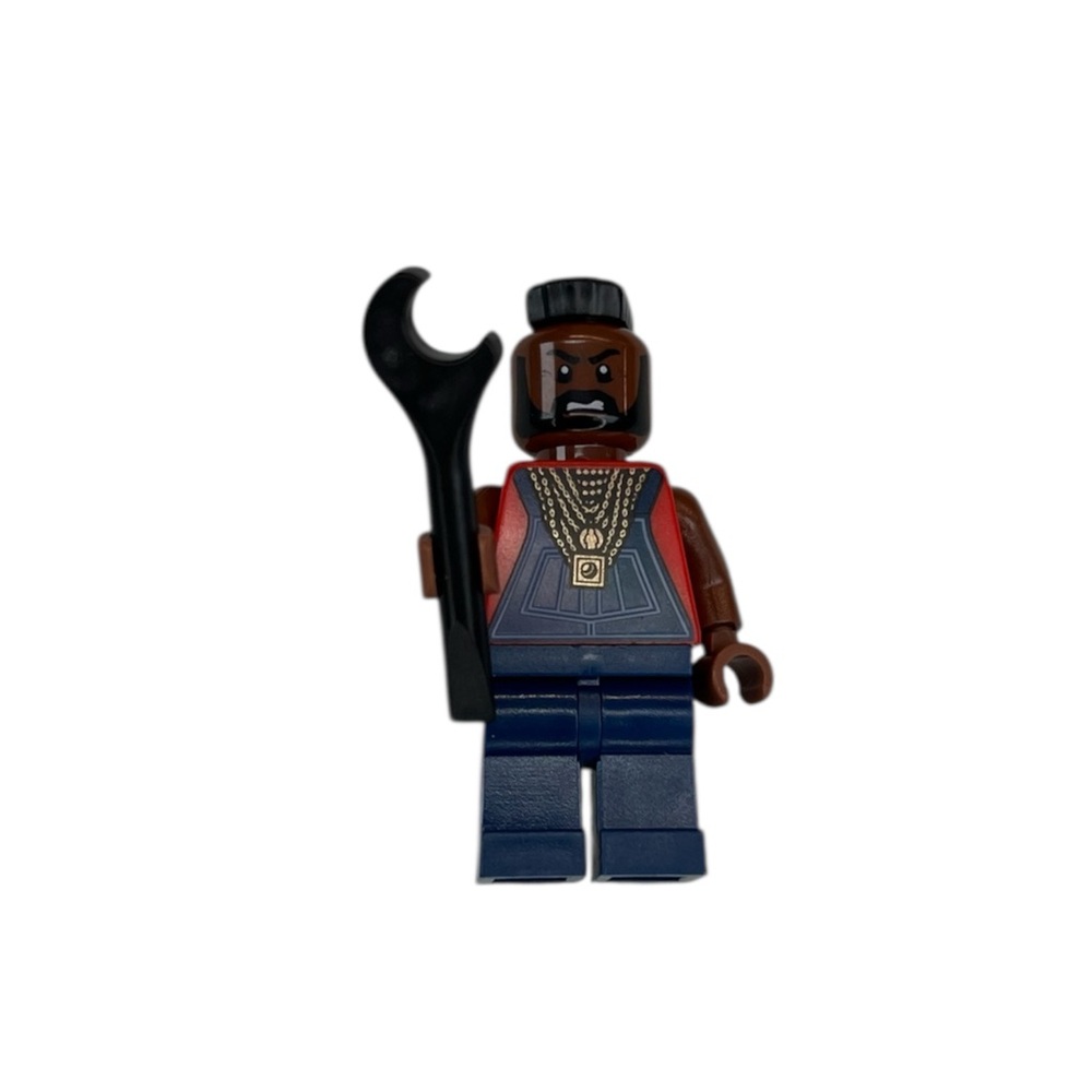 LEGO Minifigure Dark Red and Blue Overalls Wrench Accessory MINIFIGURES Theme